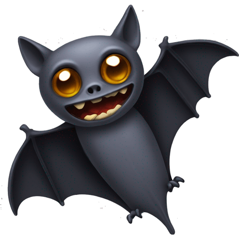 Scary Flying bat emoji