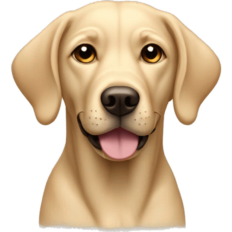 beige labrador dog with floppy ears emoji