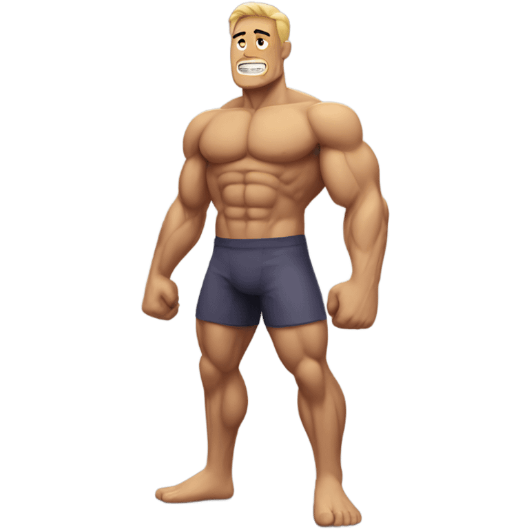 Muscle man emoji