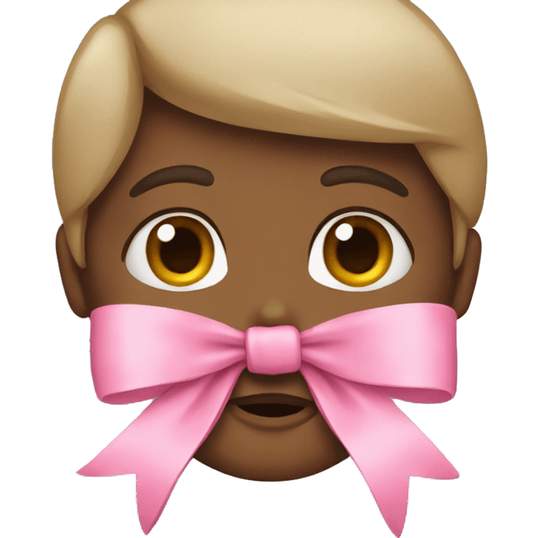 Pink bow emoji