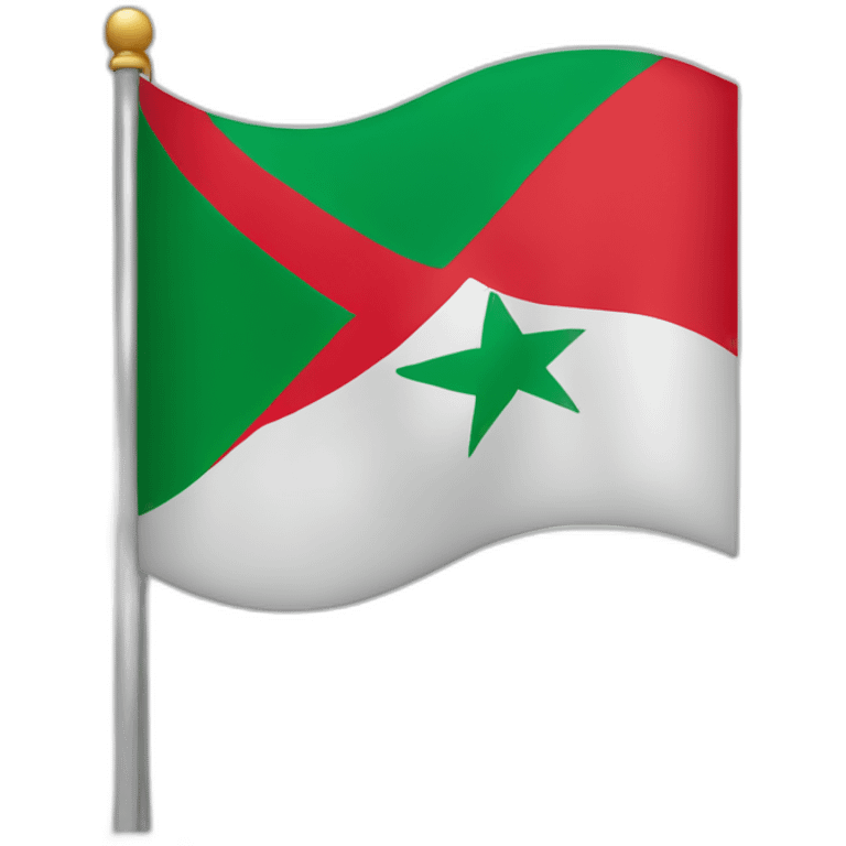 Le Drapeau du Maroc et le drapeau de la Palestine emoji