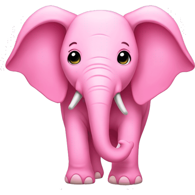 Pink elephant  emoji