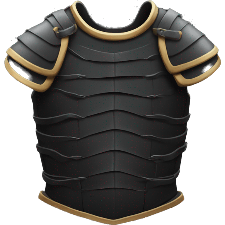 black leather torso armor emoji