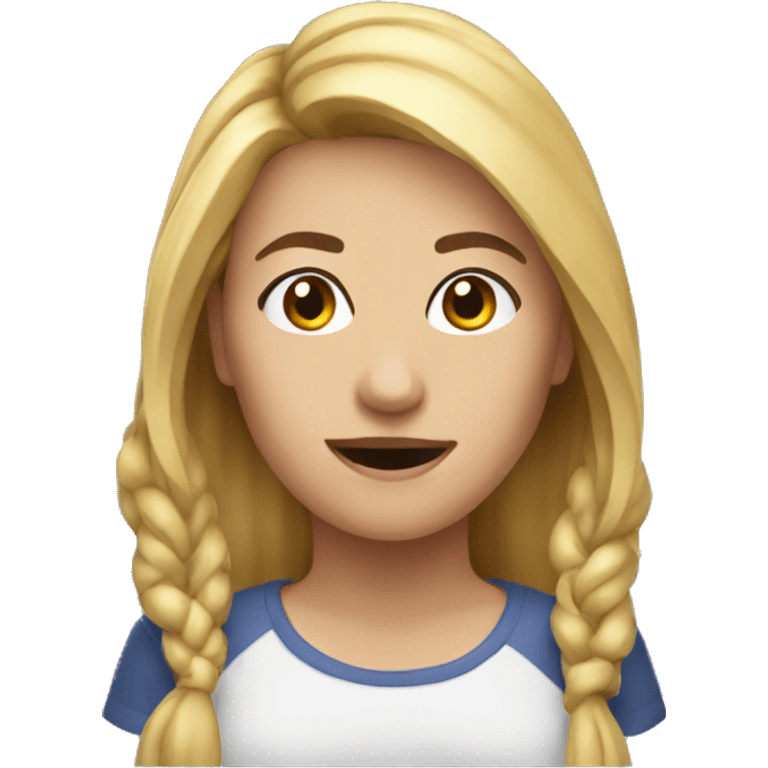 woman, streamer emoji