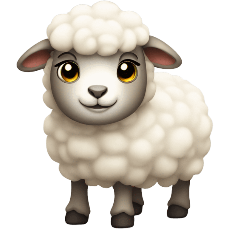 cute little sheep emoji