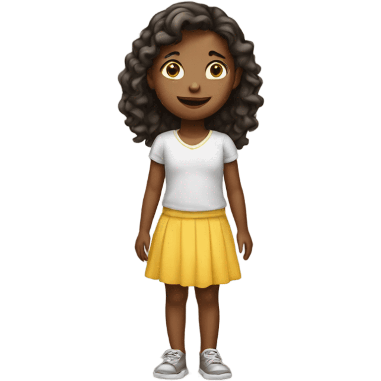  little girl standing emoji