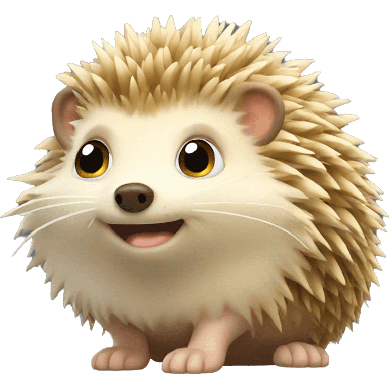 Sunlit hedgehog emoji