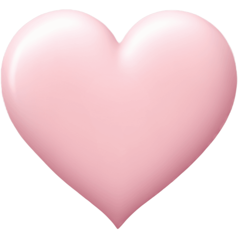 pastel pink heart emoji