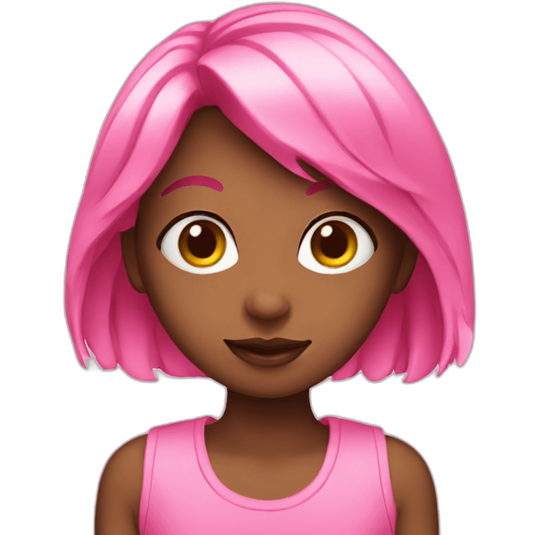 pink girl emoji