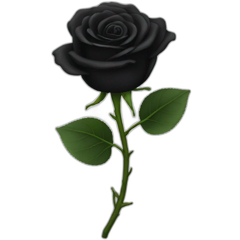 black rose emoji