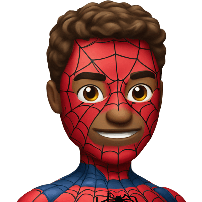 Man in Spider-Man suit emoji