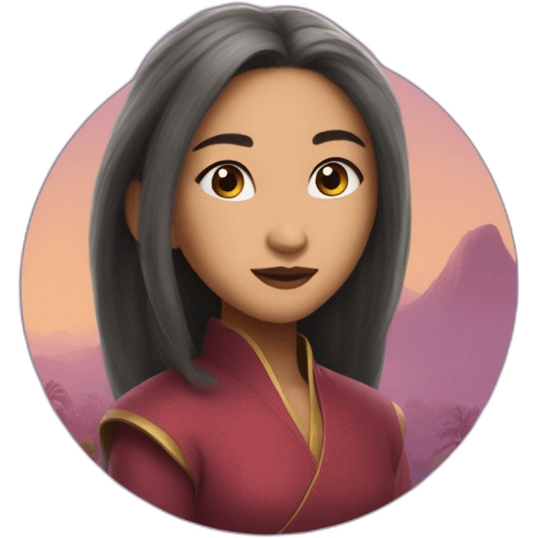 Raya and the last dragon movie, vietnamese girl emoji