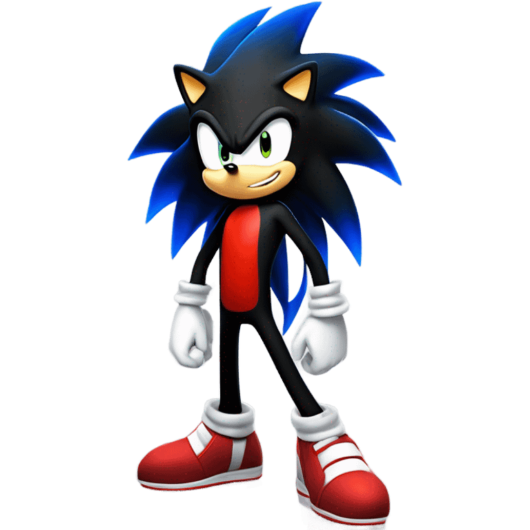 Sonic shadow the hedgehog emoji