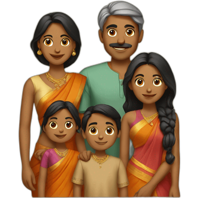 Indian family emoji