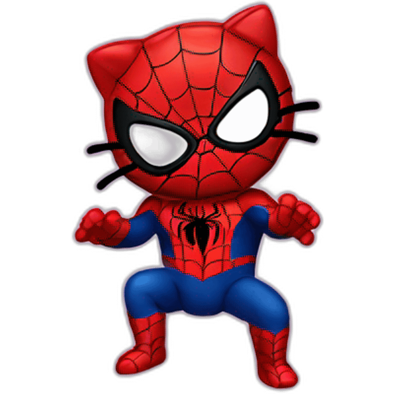 spiderman hello kitty  emoji