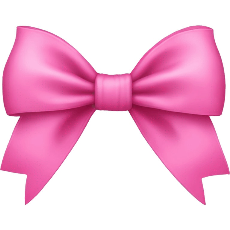 A pink bow emoji