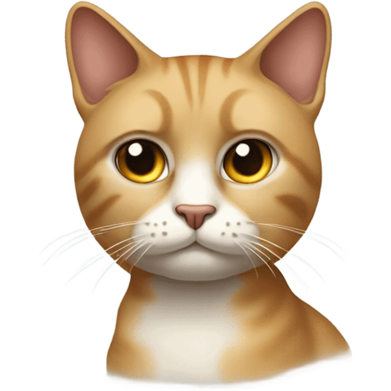 Suspicious cat emoji