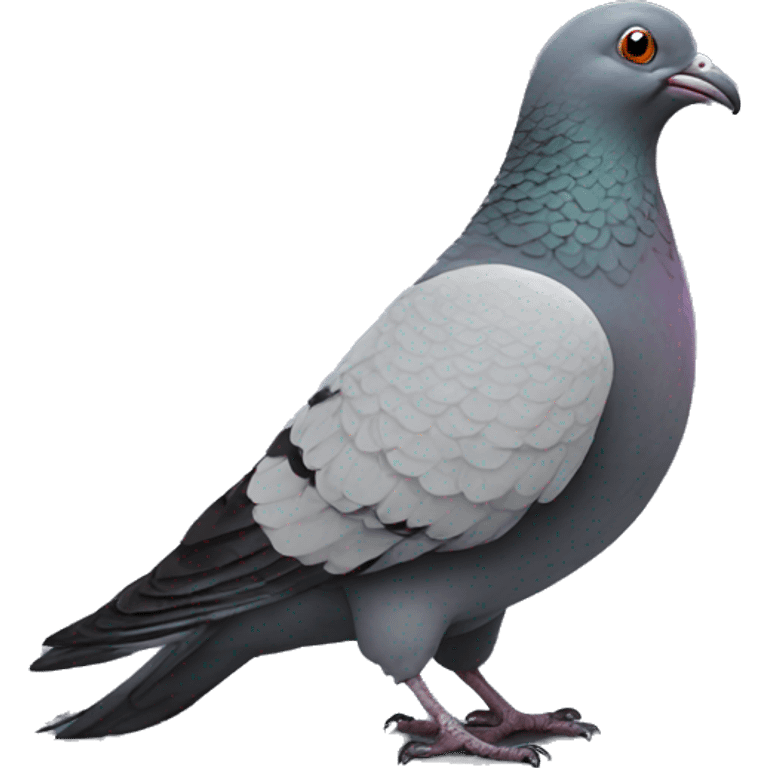 very very evil pigeon emoji