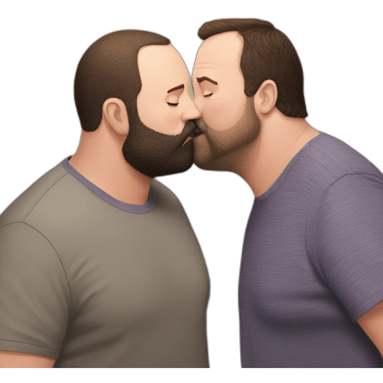 tom segura kissing bert kreischer emoji