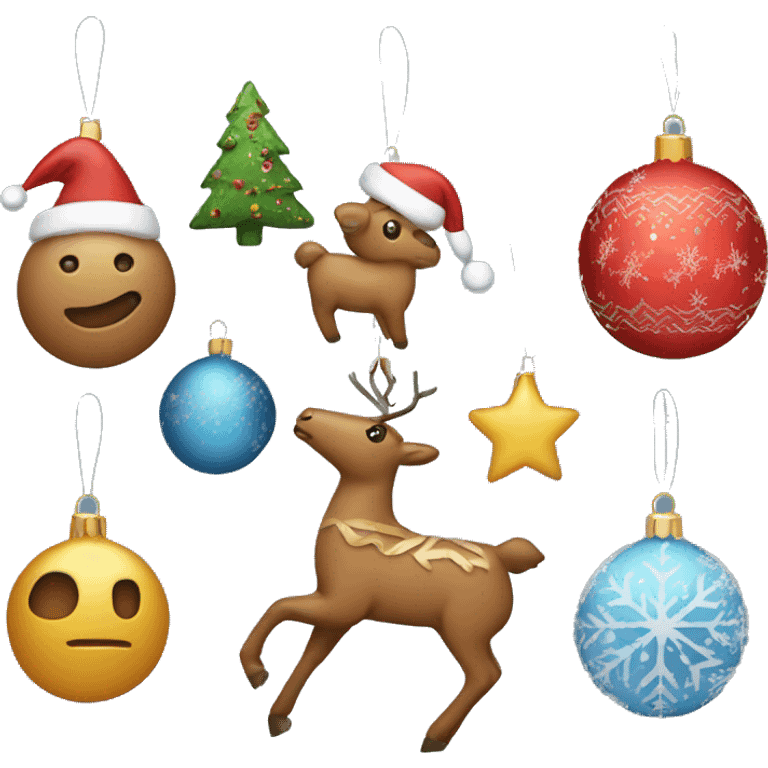 christmas decorations emoji