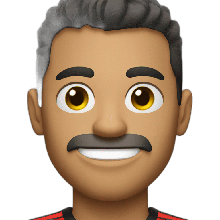 Símbolo do time do Flamengo emoji