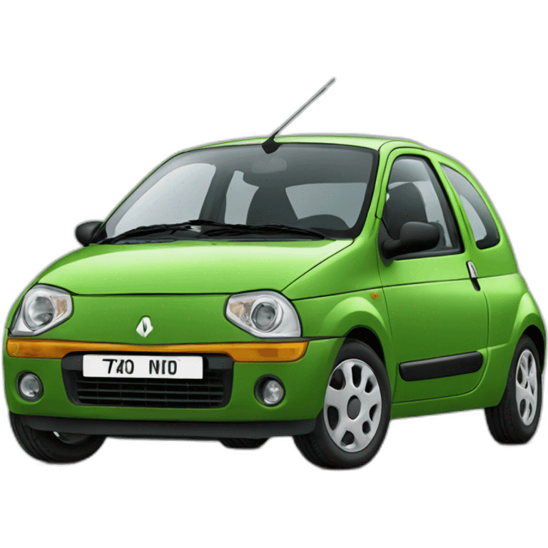 old green renault twingo emoji