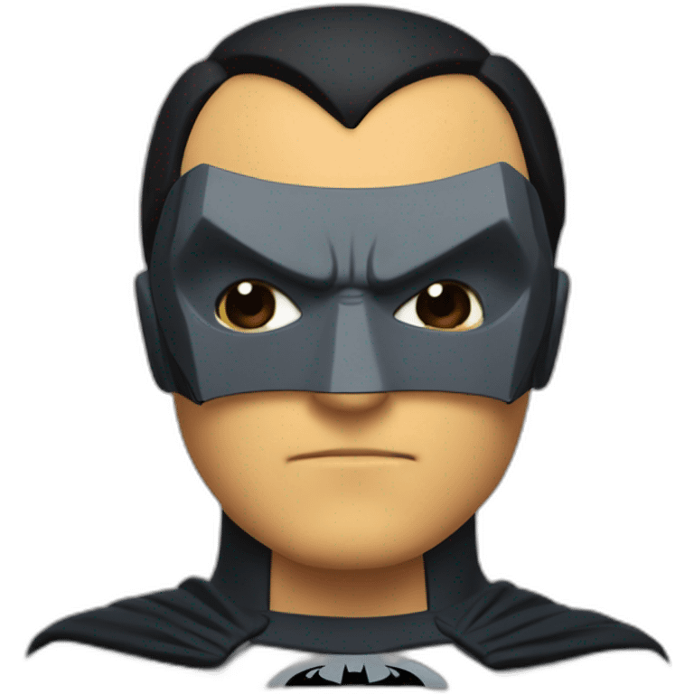 Batman from the animated series emoji