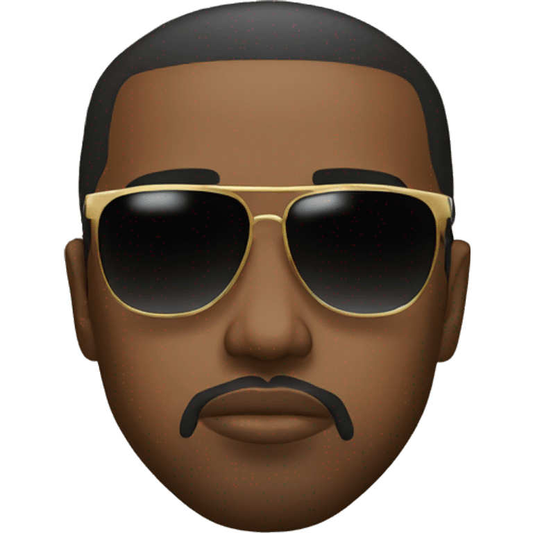 Sunglass kanye emoji