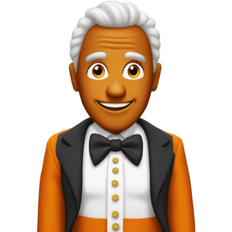 A orange Oompa Loompa emoji