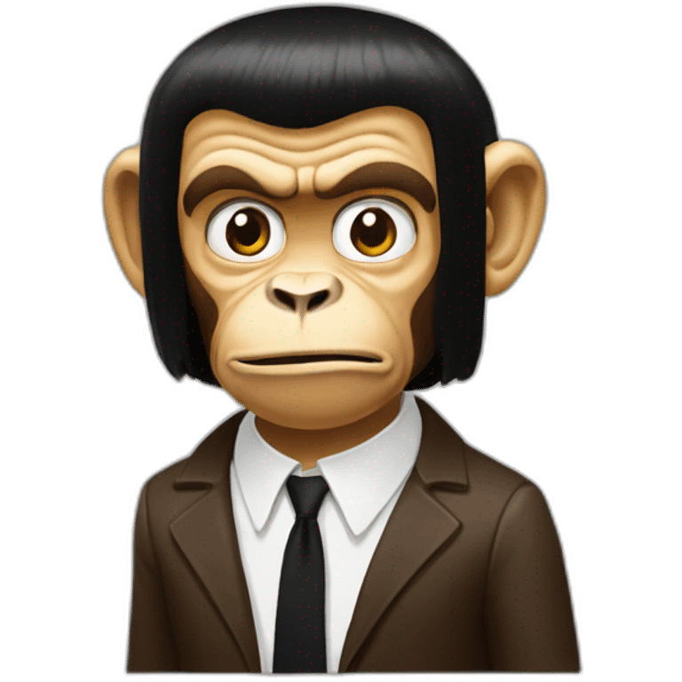 Monkey pulp fiction emoji