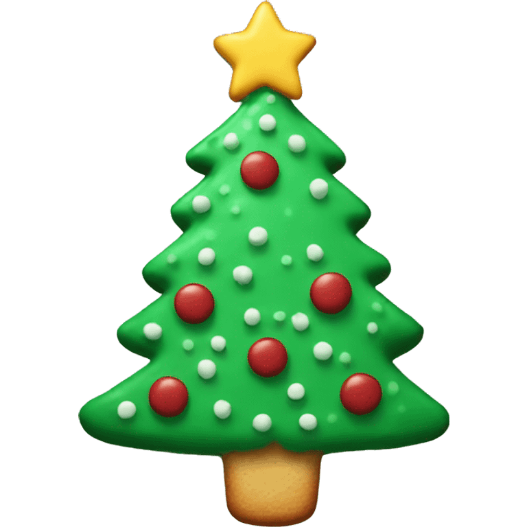 Christmas tree cookie  emoji