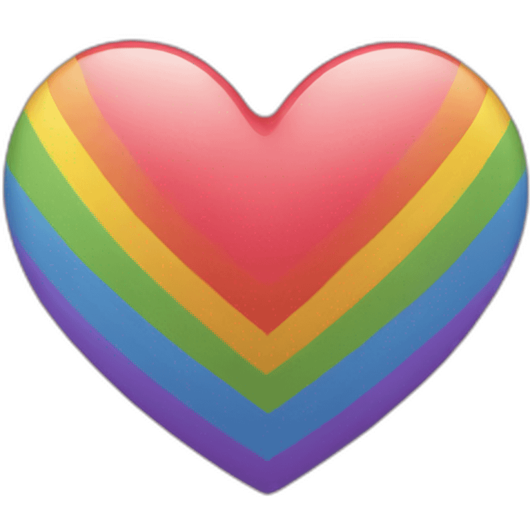 Heart lgbt emoji