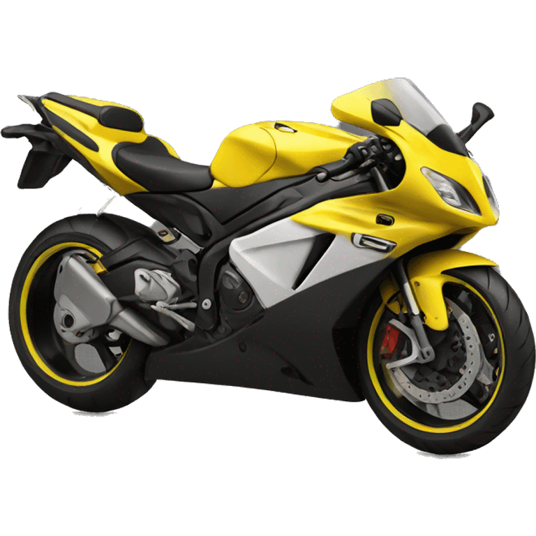 sport motorcycle yellow  emoji