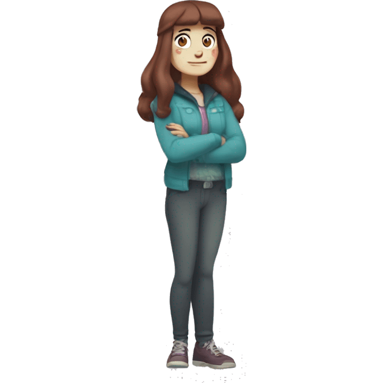 mable pines from gravity falls; animated version emoji