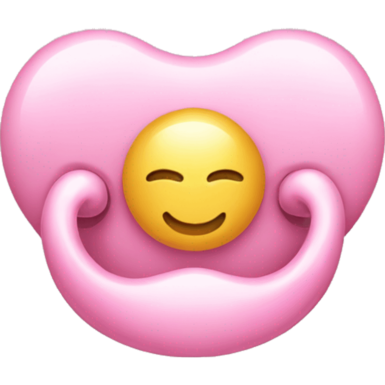 pacifier pink emoji