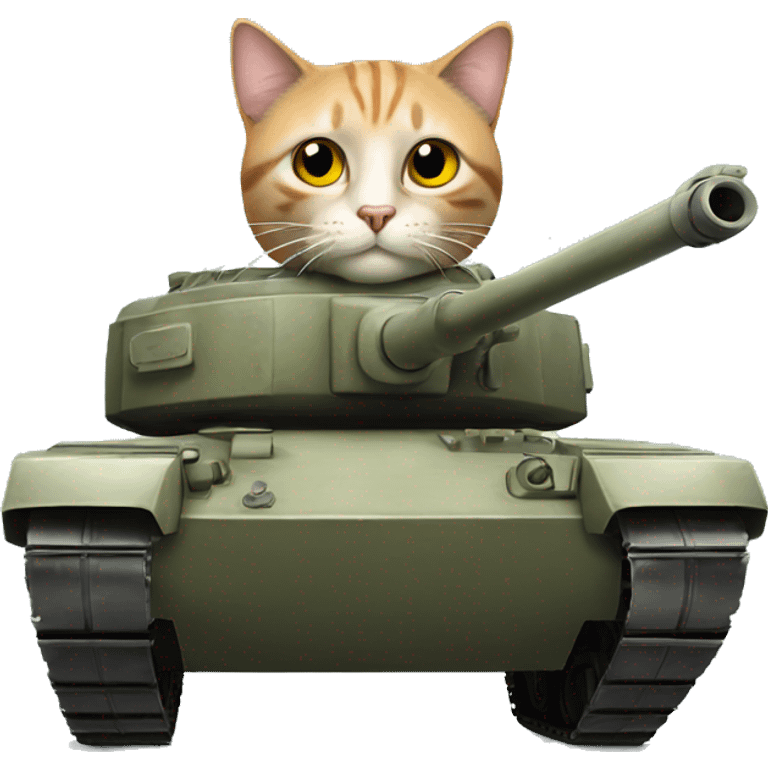 Cat in a tank emoji