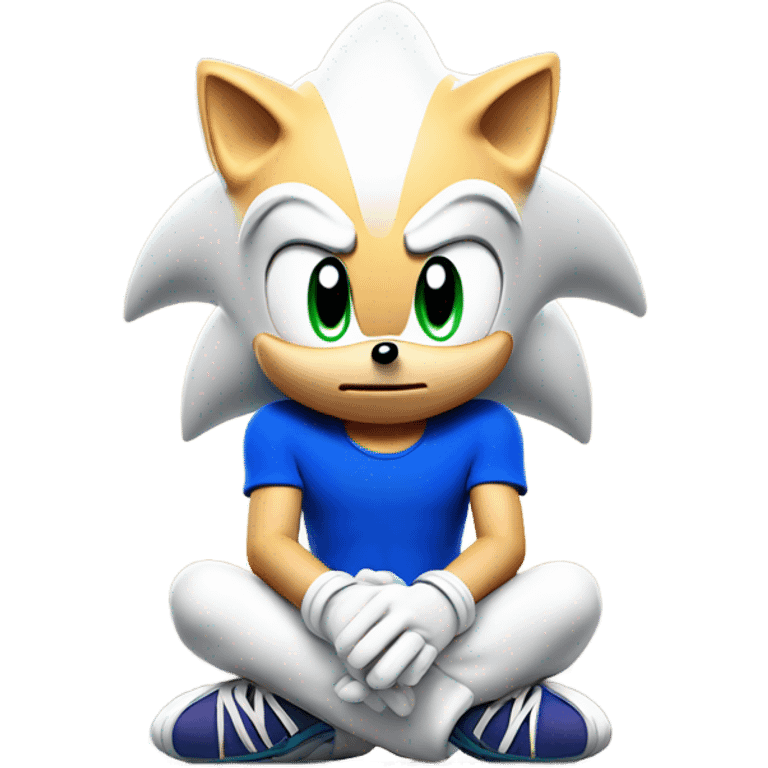 Sonic praying  emoji