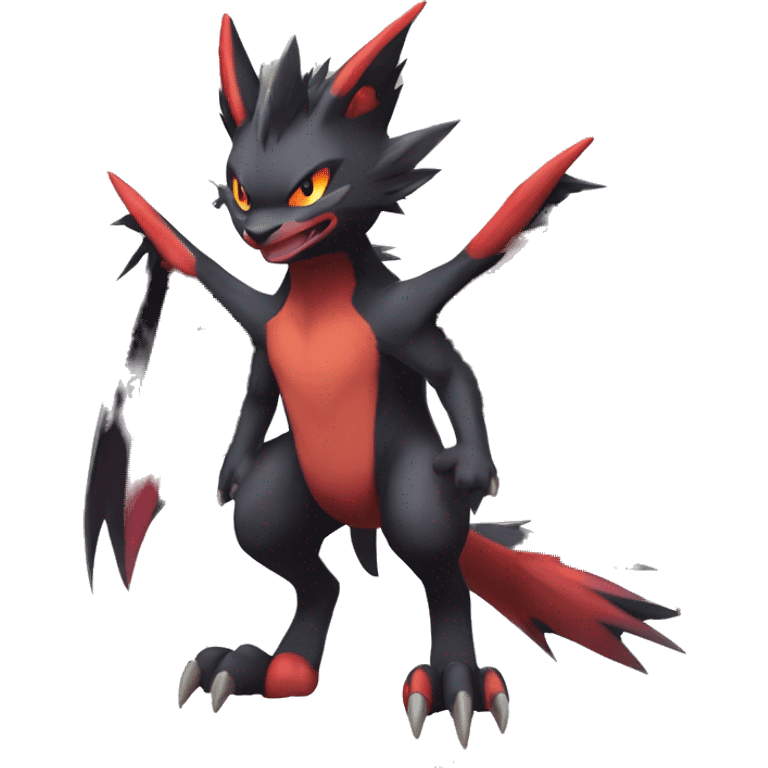 Noivern-Litten-Zoroark full body emoji