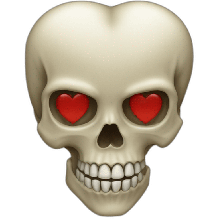 heart shape skull emoji