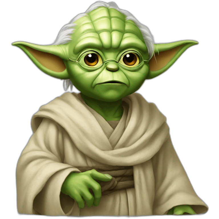 thired yoda emoji