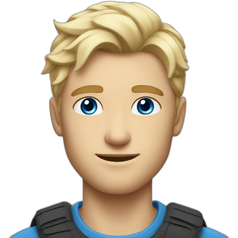 Blonde nordic guys with blue eyes emoji