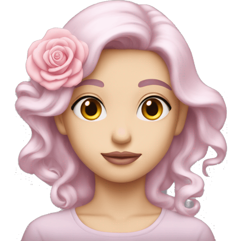 Cœur pastel rose emoji