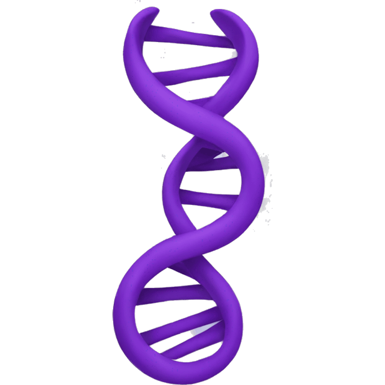 Purple double helix emoji