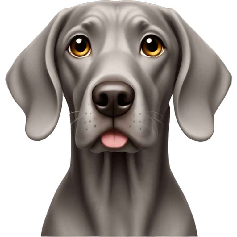 Weimaraner  emoji