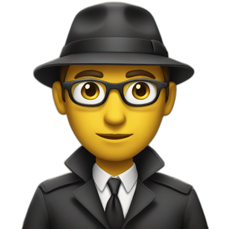 Spy in town emoji