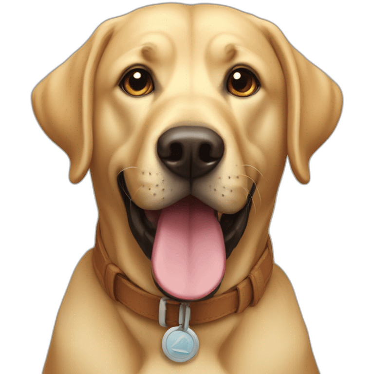 Un Labrador emoji