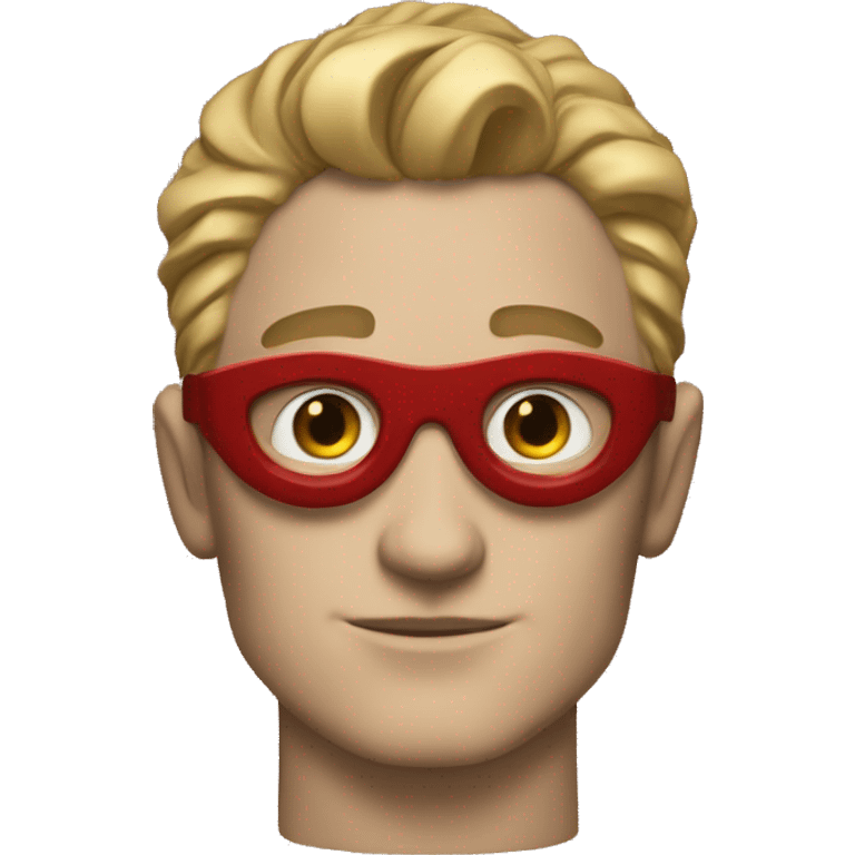 super homelander from "the boys" series with red eyes  emoji