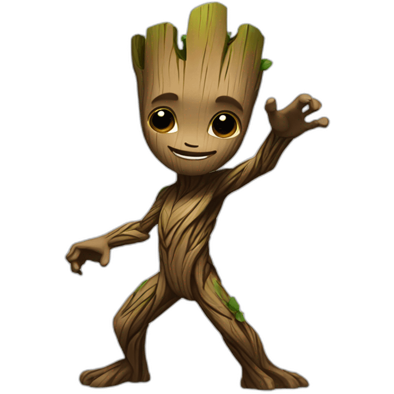 Groot qui danse emoji