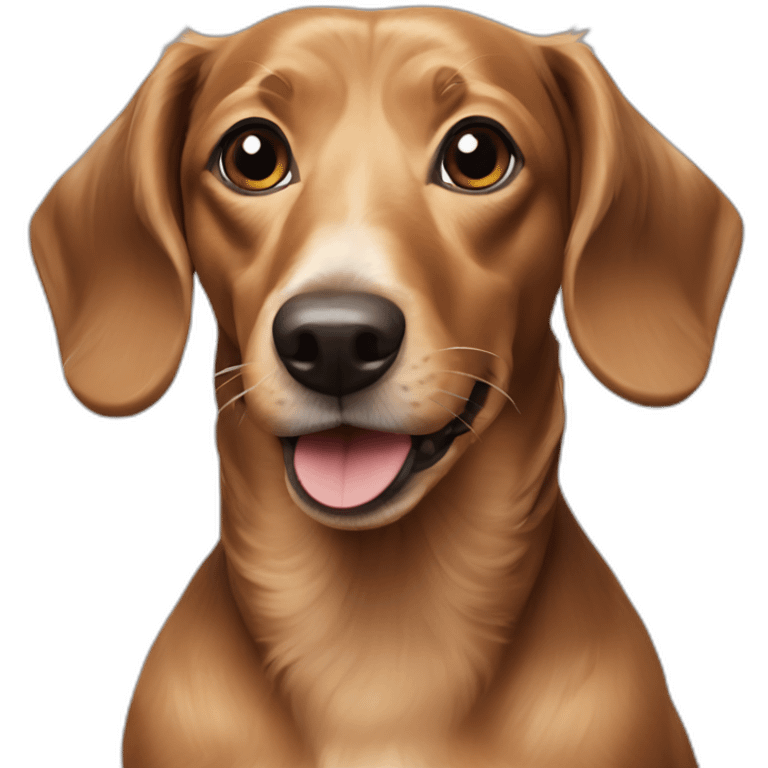 Dachshund spaniel mix emoji