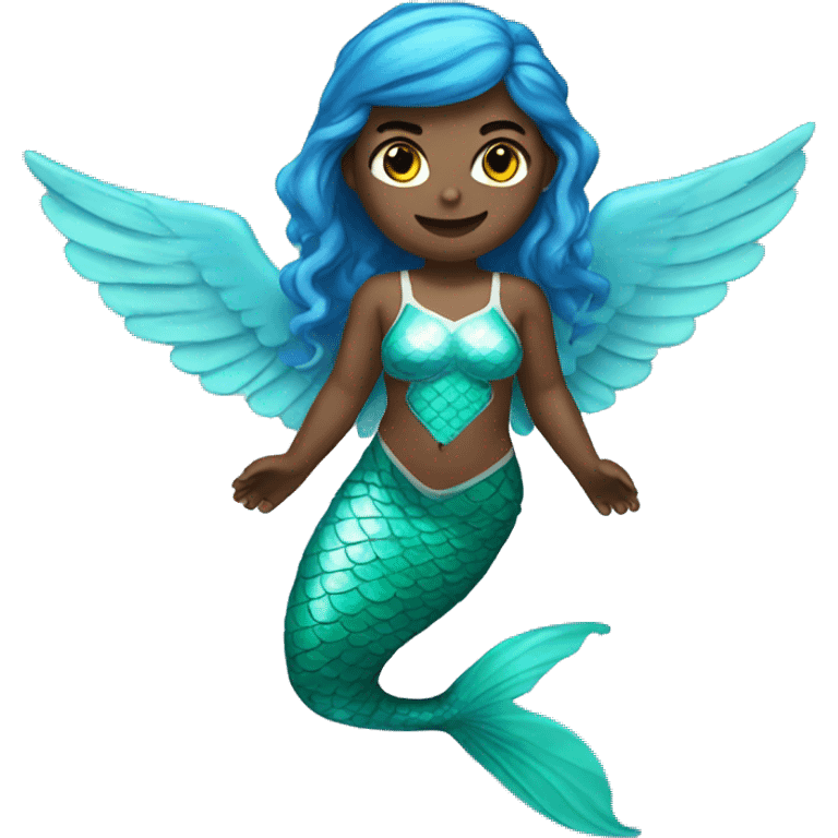 mermaid angel athlete emoji